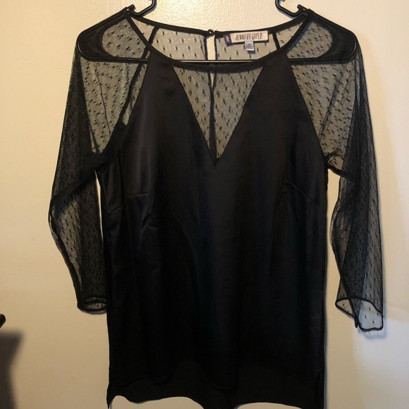 Cute Black Blouse - Picture 1 of 3